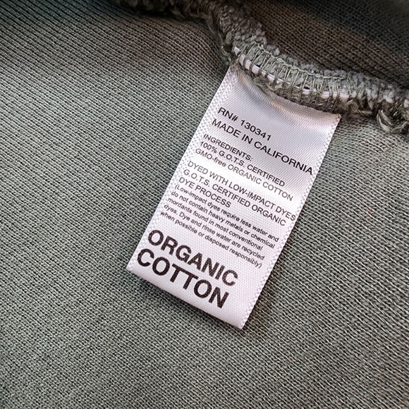 BE GOOD Organic Cotton Grean Open Face Cardigan Jacket Size Medium - Picture 5 of 16